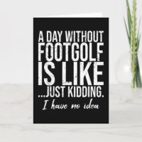 Footgolf grappige sport cadeau idee