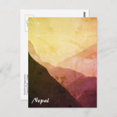 Foothill van de Everest,  Himalaya, Nepal Briefkaart (Voorkant / Achterkant)