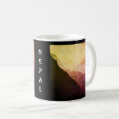 Foothill van de Everest,  Himalaya, Nepal Koffiemok (Voorkant rechts)