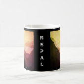 Foothill van de Everest,  Himalaya, Nepal Koffiemok (Center)