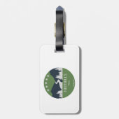 Foothills Trail North Carolina South Carolina Bagagelabel (Achterkant verticaal)