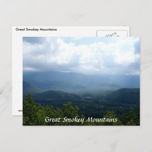 Foothills Trail Parkway Briefkaart (Voorkant / Achterkant)