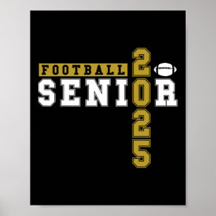 Footll Senior Night Footll Senior 2025 Afstuderen Poster