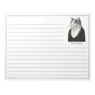 FOOTMAN CAT 11x8.5 Notitieblok