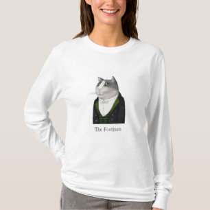 FOOTMAN CAT Dames Basic Shirt met lange mouwen