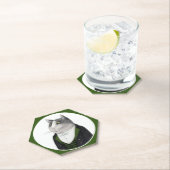 FOOTMAN CAT Hexagon Papier Onderzetters (Insitu)
