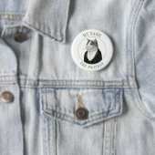 FOOTMAN CAT Naam Tag Badge Pin Button II (In situ)