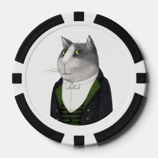 FOOTMAN CAT Poker Chips (Voorkant)