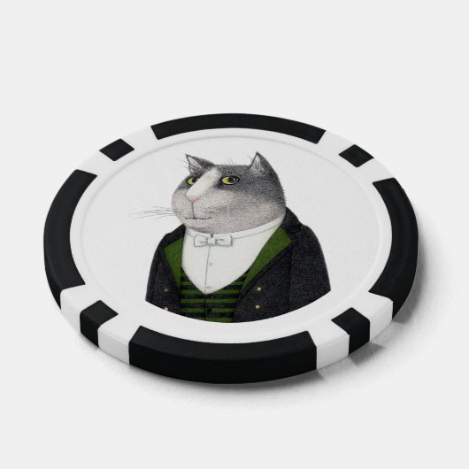 FOOTMAN CAT Poker Chips (Enkel)