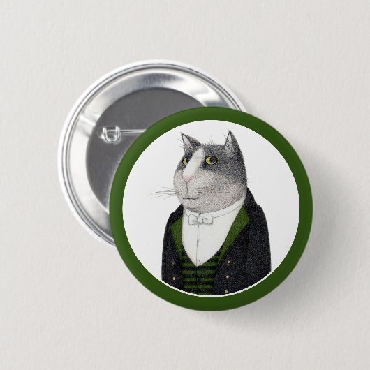FOOTMAN CAT Ronde Pin Button (Voorkant /achterkant)
