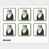 FOOTMAN CAT Stickers op grote schaal (Vel)