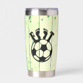 Footprint of Victory Geïsoleerde Drinkbeker (Voorkant)