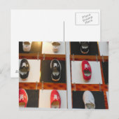 Footprint Shoe Briefkaart (Voorkant / Achterkant)