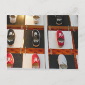 Footprint Shoe Briefkaart (Voorkant)