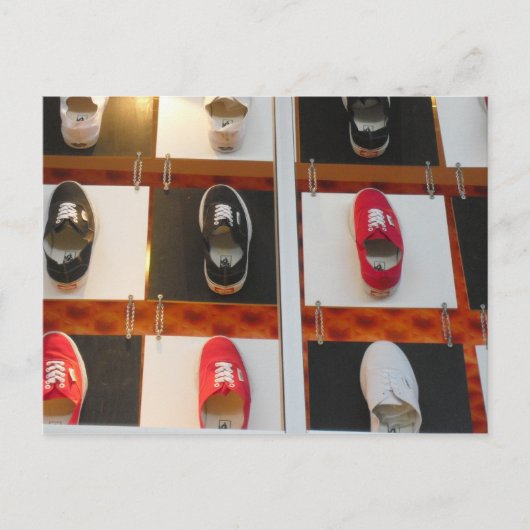 Footprint Shoe Briefkaart (Voorkant)