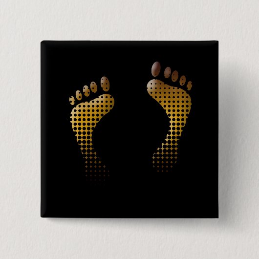 Footprint Vierkante Button 5,1 Cm (Voorkant)