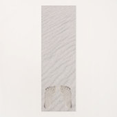 Footprints in Beach Sand Yogamat (Voorkant)