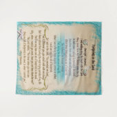 FootPrints in de Zand Wandkleed (Voorkant (horizontaal))