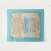 FootPrints in de Zand Wandkleed (Voorkant (horizontaal))