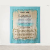 FootPrints in de Zand Wandkleed (Voorkant)