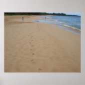 Footprints in the Sand Poster (Voorkant)