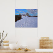 Footprints in the Snow 2009 Poster (Keuken)