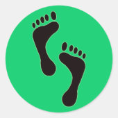 Footprints Sticker (Voorkant)