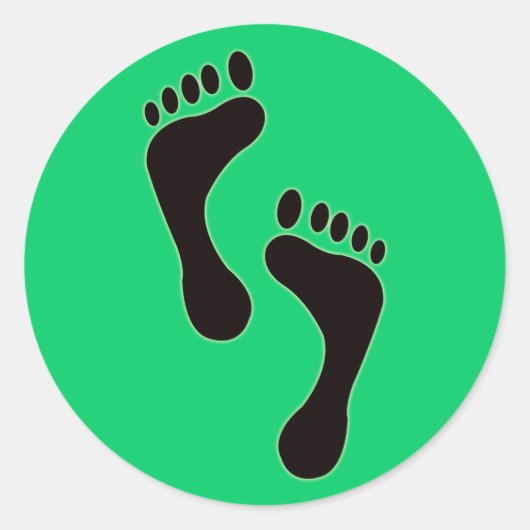 Footprints Sticker (Voorkant)