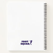 Footsqua spiraal Notitieboek Stijl: 8,5" x 11" spi (Achterkant)
