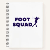 Footsqua spiraal Notitieboek Stijl: 8,5" x 11" spi (Voorkant)