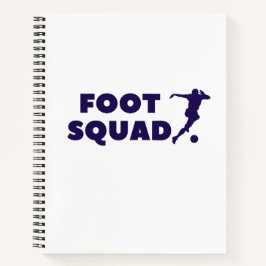 Footsqua spiraal Notitieboek Stijl: 8,5" x 11" spi