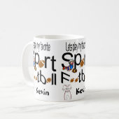 Foottball-Mokken Sport Koffiemok (Voorkant links)