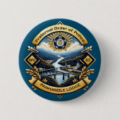 FOP Lodge 83 Ronde Button 5,7 Cm (Voorkant)