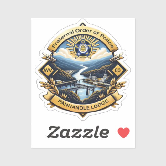 FOP Lodge 83 Sticker (Vel)