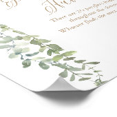 Fopspeen Hunt Sage Balloon Boy Baby shower Poster (Hoek)