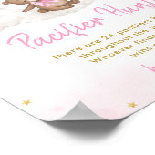 Fopspeen Hunt Spel Meisje Teddy Beer Ballonnen Tek Poster (Hoek)