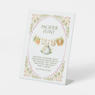 Fopspeen Jacht Baby Shower Bord   Lokaal Geteeld Reclamebord Met Voetstuk