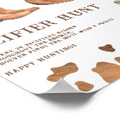 Fopspeen jagen Cowboy Baby shower spel Poster (Hoek)