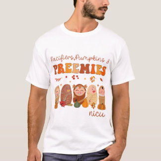 Fopspeen Pompoenen Prematuren Halloween NICU Verpl T-shirt