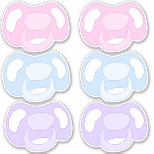 Fopspeen Sticker Sheet (Voorkant)