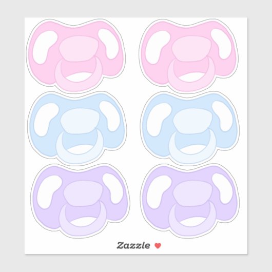 Fopspeen Sticker Sheet (Vel)