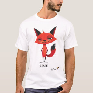 Fopsvos Grappige Attitude voor Volwassenen T-shirt