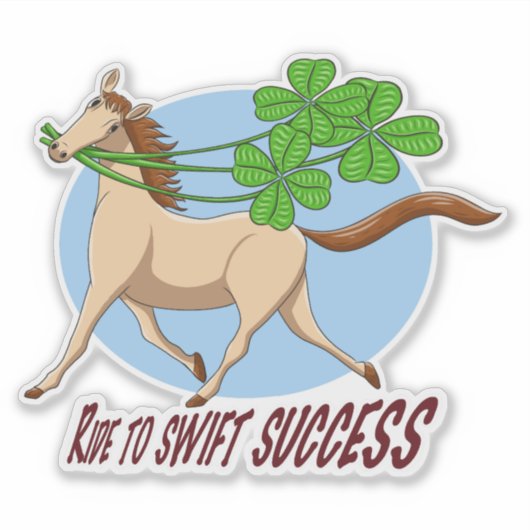 FOR 1979 born_Ride to swift Success – 2026 Lucky  Sticker (Voorkant)
