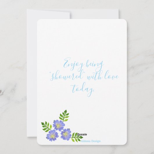 For a Bride to Be Feestdagenkaart (Achterkant)