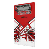 For a Cheerleader - Red, Black & White Mini Clipbo Mini Klembord (Angled2)