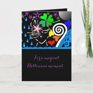 "For a Magical Halloween Moment..." Card Kaart