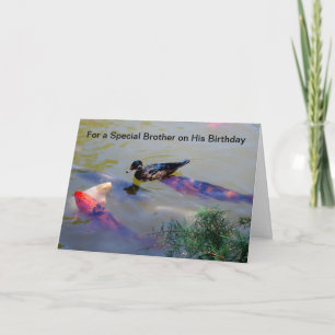 For a special brother on his bithday kaart