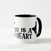 For a Teacher - Cat Peek Mok (Voorkant rechts)