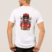 For Animal Lovers. Tri-Blend Shirt (Achterkant)