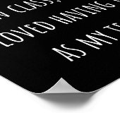 for being the noisiest one in class poster (Hoek)